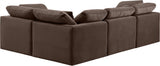 Indulge - Velvet 4 Piece Modular Corner Sectional