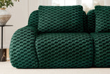LAURENT 114" 3-Seater Sofa with 2 Ottomans