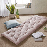 Light Weight Foldable Lounge Floor Pillow Cushion, Blush