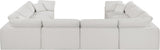 Comfy - 8 Piece Linen Modular Sectional