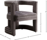 Blair Contemporary Barrel Accent Chair - Plush Cushion Support and Stylish Modern Design for Any Space