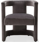 Blair Contemporary Barrel Accent Chair - Plush Cushion Support and Stylish Modern Design for Any Space