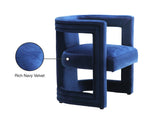 Blair Contemporary Barrel Accent Chair - Plush Cushion Support and Stylish Modern Design for Any Space