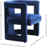 Blair Contemporary Barrel Accent Chair - Plush Cushion Support and Stylish Modern Design for Any Space