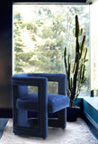 Blair Contemporary Barrel Accent Chair - Plush Cushion Support and Stylish Modern Design for Any Space