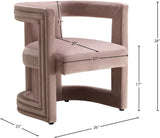 Blair Contemporary Barrel Accent Chair - Plush Cushion Support and Stylish Modern Design for Any Space