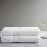 Turkish 600gsm Cotton 2-Piece Bathroom Sheet Set, White