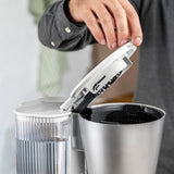 ZWILLING Enfinigy Glass Drip Coffee Maker 12 Cup, Awarded the SCA Golden Cup Standard, Silver