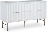 Modernist - Bathroom Vanity With Chrome Legs