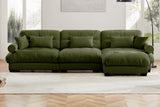 CLOUDIES 134" 3 Seater Sofa with 1 Ottoman