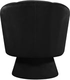 Swanson Velvet Accent Chair - Luxurious Swivel Design with Deep Tufted Back for Contemporary Style