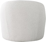 Acadia Boucle Fabric Accent Chair - Plush Comfort with Contemporary Rounded Back Design for Any Room