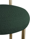 Bordeaux Contemporary Stool Set of 2 - Stylish Iron Frame with Luxurious Boucle Upholstery