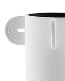 Happy 40 Tube White Vase