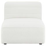Sunny Upholstered Armless Chair Natural