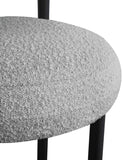 Bordeaux Contemporary Stool Set of 2 - Stylish Iron Frame with Luxurious Boucle Upholstery
