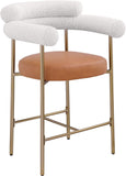 Blake - Counter Stool With Bronze Legs (Set of 2)