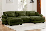 CLOUDIES 134" 3 Seater Sofa with 2 Ottomans