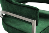 Madelyn Contemporary Velvet Dining Chairs - Luxurious Comfort with Brushed Brass Finish - Set of 2