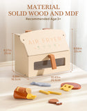 ROBUD Wooden Play Air Fryer Creamy