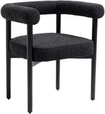 Hyatt Elegant Mid-Century Dining Chair with Solid Wood Frame for a Chic Dining Room Upgrade