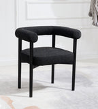 Hyatt Elegant Mid-Century Dining Chair with Solid Wood Frame for a Chic Dining Room Upgrade