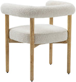Hyatt Elegant Mid-Century Dining Chair with Solid Wood Frame for a Chic Dining Room Upgrade