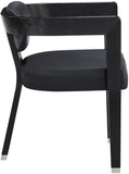 Carlyle Contemporary Dining Chair - Elegant Faux Leather Upholstery with Solid Wood Frame Design