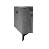 Low Track Arm Adjustable Power Recliner Chair, Dark Grey
