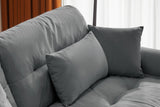 CLOUDIES 134" 3 Seater Sofa with 2 Ottomans