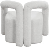 Otto Contemporary Accent Chair with Curved Back, Stylish Design, and Comfortable Seating Experience