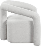 Otto Contemporary Accent Chair with Curved Back, Stylish Design, and Comfortable Seating Experience