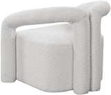 Otto Contemporary Accent Chair with Curved Back, Stylish Design, and Comfortable Seating Experience