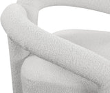 Otto Contemporary Accent Chair with Curved Back, Stylish Design, and Comfortable Seating Experience