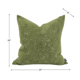 24 x 24 Pillow Pisani Emerald - Down Insert