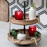 Ribbed Red Glass Votive Candle Holders Set of 6
