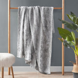 Soft Faux Fur Mink Reversible Throw Blanket