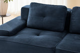 CORDELIA 117" 3-Seater Sofa with 1 Ottoman