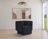 Vera Contemporary Accent Chair - Stylish Boucle Fabric Seating for Modern Living Room & Bedroom