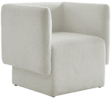 Vera Contemporary Accent Chair - Stylish Boucle Fabric Seating for Modern Living Room & Bedroom
