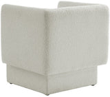 Vera Contemporary Accent Chair - Stylish Boucle Fabric Seating for Modern Living Room & Bedroom