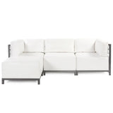 Axis 2pc Sectional Atlantis White Titanium Frame