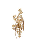 Aviary Gold Wall Sconce, Right