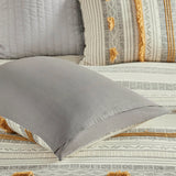 Sable Yellow Stripes Comforter/Duvet Cover Mini Set