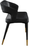 Destiny Contemporary Velvet Bench with Gold Tipped Legs - Stylish Extra Seating for Your Home