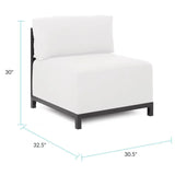 Axis Chair Seascape Natural Titanium Frame