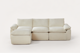 DERVAL 111" 3-Seater Sofa with 1 Ottoman
