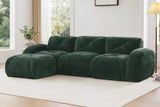 MYLO 110" 3-Seater Sofa with 1 Ottoman