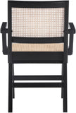 Preston Natural Cane Mid-Century Dining Arm Chair Set - Stylish Comfort for Every Dining Space
