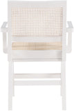 Preston Natural Cane Mid-Century Dining Arm Chair Set - Stylish Comfort for Every Dining Space